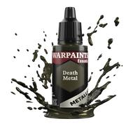 The Army Painter, Warpaints: Fanatic Metallics Death Metal Acrílicos individuales, pintura de pasatiempos en miniatura, pintura de calidad para juegos de guerra en miniatura
