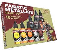 The Army Painter – Set Warpaints Fanatic Metallics, 10 x 18 ml (oro, cobre, metal, bronce, plata)