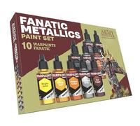 The Army Painter – Set Warpaints Fanatic Metallics, 10 x 18 ml (oro, cobre, metal, bronce, plata)