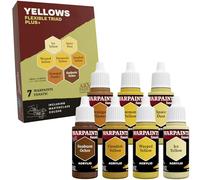 The Army Painter, Warpaints Flexible Triad PLUS+: Amarillos, 7 x 18 ml de pintura acrílica - Pintura de hobby de calidad para miniaturas de Dungeons and Dragons (D&D) y Warhammer