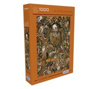 The Art File: Autumn Equinox | Rompecabezas de 1000 piezas | Hermoso castillo del bosque | Rompecabezas sostenible para adultos | Tablero 100% reciclado de primera calidad | Gran regalo para adultos |