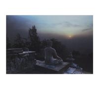 The Art Group Ed Freeman (Buddha at Sunset) - Impresión artística 60 x 80 cm, Papel, Multicolor, 60 x 80 x 1,3 cm