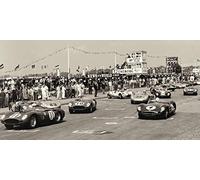 The Art Group Impresión sobre Lienzo Jesse Alexander Tourist Trophy (TT) Goodwood 1959 Digital, Algodón, Multicolor, 100L x 50W cm