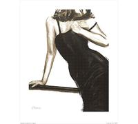 The Art Group Janel Eleftherakis (Little Black Dress III) - Impresión artística 40 x 50 cm, Papel, Multicolor, 40 x 50 x 1,3 cm