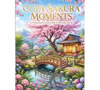 The Art of Cozy Sakura: 50 Premium Grayscale Coloring Pages of Elegant Japanese Spring Escapes, Cozy Living Spaces & Blooming Cherry Blossom Landscapes