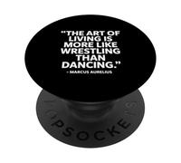 The Art of Living Marcus Aurelius PopSockets PopGrip Adhesivo