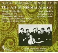 The Art of Nikolai Anosov : Prokofiev: Symphony No 7, Lt Kije Suite, Romeo + Juliet Suites; Sibelius: Symp No 1 (2 CD Box) by Unknown (1996-09-25)