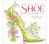 The Art of the Shoe by Sally King Design Mini Wall Calendar 2026 (Art Calendar)
