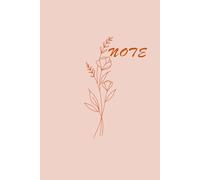 The Artistic Bloom: Abstract Wavy Lines and Botanical Art Notebook - 6x9 Inch with 120 Pages