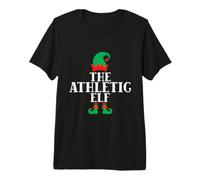 The Athletic Elf Matching Family Christmas Elf Camiseta Premium