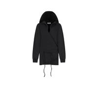 The Attico- Mini Vestido Felpa Americana- Dresses- Mujer- Negro- 2XS- Mini Vestido Felpa Americana