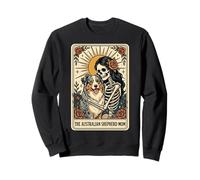The Australian Shepherd Mom Carta del Tarot Sudadera