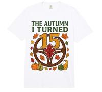The Autumn I Turned 15 Cumpleaños 15 Comfort Colors Adult Heavyweight T-Shirt
