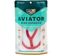 The AVIATOR El Arnés de Aves Chiquita Rojo
