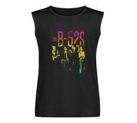 The B-52S Cosmic Thing Group - Camiseta sin mangas para hombre, de algodón, color negro, Negro , L