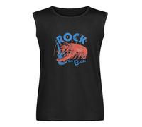 The B-52S Rock Lobster New Wave Punk Sleeveless Camiseta Man's Fashion Cotton Black Vest Tank Clothes, Negro , S