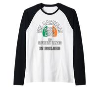 The Bachelor Party Crew ha aterrizado oficialmente la bandera de Irlanda Camiseta Manga Raglan
