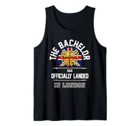The Bachelor Party Crew ha aterrizado oficialmente la bandera de Londres Camiseta sin Mangas