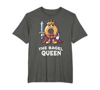 The Bagel Queen Funny Bagel Lover Desayuno Comida Camiseta