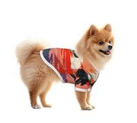 The Bald Eagle in the Sunset Sky - Camiseta de malla para perro, ligera y transpirable, de secado rápido, elástica, para perros pequeños