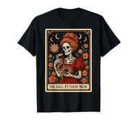 The Ball Python Mom Snake Día de la Madre Tarot Esqueleto Camiseta