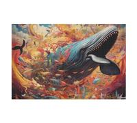 The Ballena Puzzles De 1000 Piezas, Puzzle Para Adultos De Madera Juego De Habilidad Toda La Familia (75×50cm)