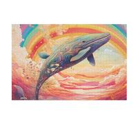 The Ballena Puzzles De 1000 Piezas, Puzzle Para Adultos De Madera Juego De Habilidad Toda La Familia (75×50cm)