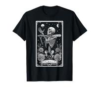 The Baller - Tarjeta de Tarot para Jugador de béisbol, Esqueleto y Luna Camiseta