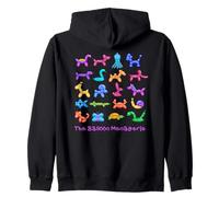 The Balloon Menagerie Colourful Balloon Animals Memes Sudadera con Capucha