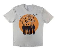 The Band Cirlce Loge - Camiseta Manga Corta para Hombre, Color Beige, Talla L