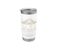 The Bank of Dad Funny Father's Day College Tuition Student Vaso térmico de acero inoxidable de doble pared