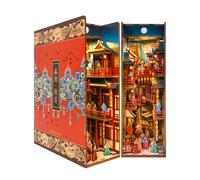 The Banquet Of Tang Dynasaty Book Nook 3D Wooden Puzzle Con LED Libro Puzzle