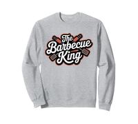 The Barbecue King Funny Grilling Cookout BBQ del 4 de julio Sudadera