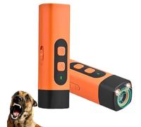 The Barklee Pro, Barklee Barking Control, Rechargeable Anti-Barking Device for Dogs, with LED Flashlight, Dog Trainer for Home and Outdoor Use (Orange)