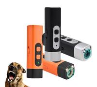 The Barklee Pro, Barklee Barking Control, Rechargeable Anti-Barking Device for Dogs, with LED Flashlight, Dog Trainer for Home and Outdoor Use (Mix)