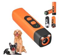 The BarkShield Pro, 25khz Anti-Barking Control, Bark Shield Anti Barking Device for Dogs with LED Flashlight, Suitable for Training to Improve Bad Behavior (Orange)