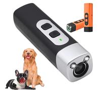 The BarkShield Pro, 25khz Anti-Barking Control, Bark Shield Anti Barking Device for Dogs with LED Flashlight, Suitable for Training to Improve Bad Behavior (Black)