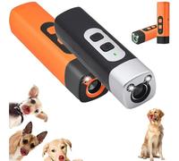The BarkShield Pro, 25khz Anti-Barking Control for Large Dogs, Dog Bark Deterrent Device with LED Flashlight, 35ft Range Anti-Barking Device for Training to Improve Bad Behavior (Orange+Black)
