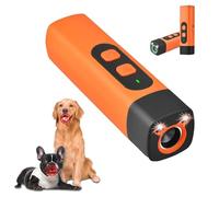 The Barkshield Pro - Bark Shield Anti Barking Device for Dogs, 25khz Anti-Barking Control with LED Flashlight, Suitable for Training to Improve Bad Behaviors (Orange)