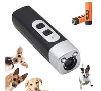 The Barkshield Pro - Bark Shield Anti Barking Device for Dogs, Dog Bark Deterrent Device with LED Flashlight, Suitable for Training to Improve Bad Behavior (Black)