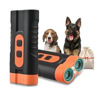 The Barkshield Pro - Dispositivo antiladridos para perros, dispositivo ultrasónico de ladridos de perros, 25000-40000 Hz, frecuencia variable de tres velocidades y linterna LED, para pequeño, mediano