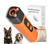 The Barkshield Pro - Dispositivo antiladridos para perros, dispositivo ultrasónico de ladridos de perros, 25000-40000 Hz, frecuencia variable de tres velocidades y linterna LED, para pequeño, mediano