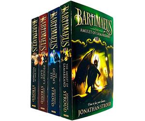 The Bartimaeus Sequence Series 4 Books Collection Set by Jonathan Stroud (Amulet of Samarkand, Golem's Eye, Ptolemy's Gate & Ring of Solomon)