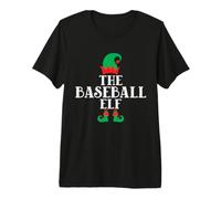 The Baseball Elf Matching Family Christmas Elf Camiseta Premium