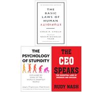 The Basic Laws of Human Stupidity, The Psychology of Stupidity & The CEO Speaks 3 Books Collection Set
