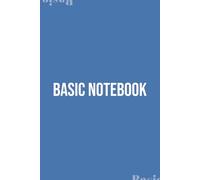 The Basic Notebook: Ocean: Notebook For Personal Use | 6x9 Inches, 75 pages | A Blank Multi-Use Journal: Office, Fitness, Diary, Journal, Activities, and etc.