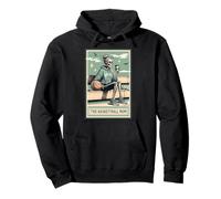 The Basketball Mom Skeleton Gift Spooky Season Halloween Sudadera con Capucha