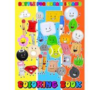 The Bat-tle's Coloring Book for Fan Men Women Teen: 50+ Designs with Cute Big Pictures to Color - Great For Stress Relief And Creative Breaks
