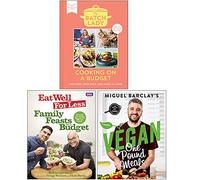 The Batch Lady [Hardcover], Eat Well for Less Family Feasts on a Budget, Vegan One Pound Meals 3 Books Collection Set