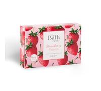 The Bath Factory, Jabón hidratante para manos y cuerpo,Fresa,80 gramos